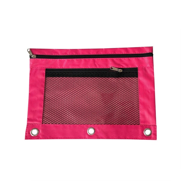 Cloth Eyelet Binder B5 Office Storage File Bag With Three Holes And Double Zi Carousel 2