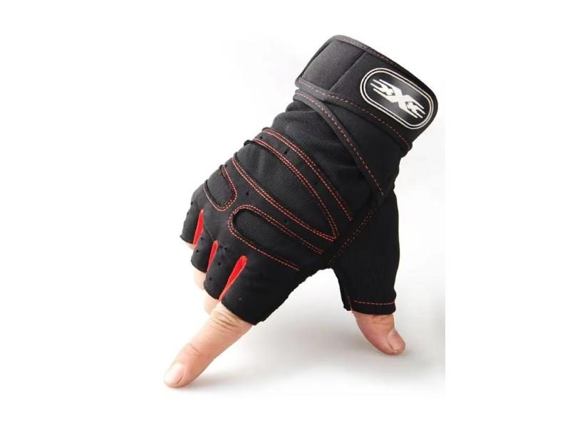 Men's Fitness Gloves Women's Fitness Weightlifting Wristband Gloves Carousel 1