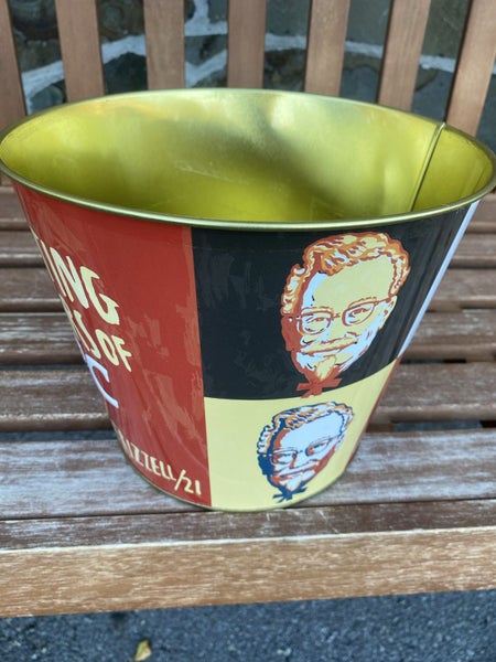KFC 50 year anniversary tin bucket. Released 2021. Carousel 2