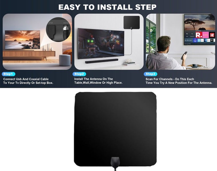 Indoor TV Antenna - Brand New Carousel 8