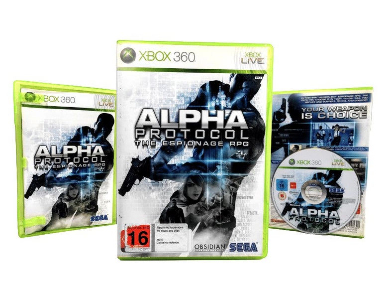 Alpha Protocol: The Espionage RPG (XBox 360) *MINT COMPLETE* Carousel 1