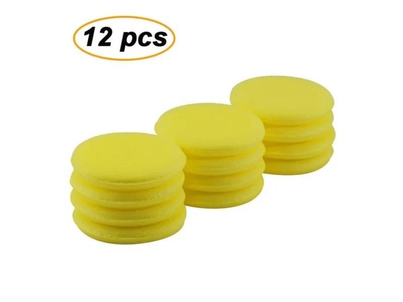 Car Waxing Foam Polish Sponges Applicator Detail Washing Pads Wax Soft Sponge Carousel 1