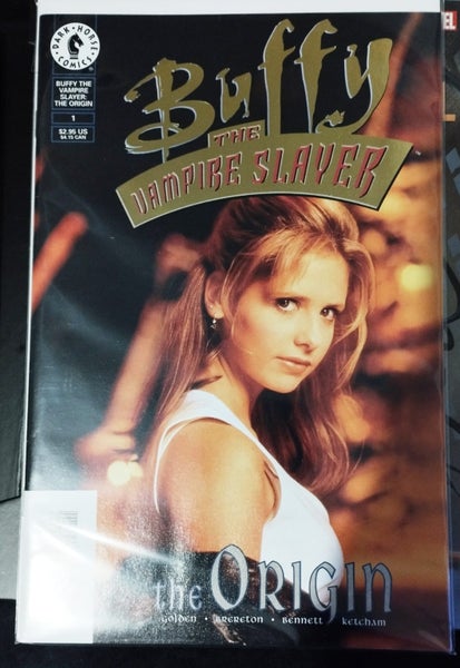 Buffy The Vampire Slayer The Origin 1 GOLD FOIL Dark Horse Comic Book 1999 RARE Carousel 1