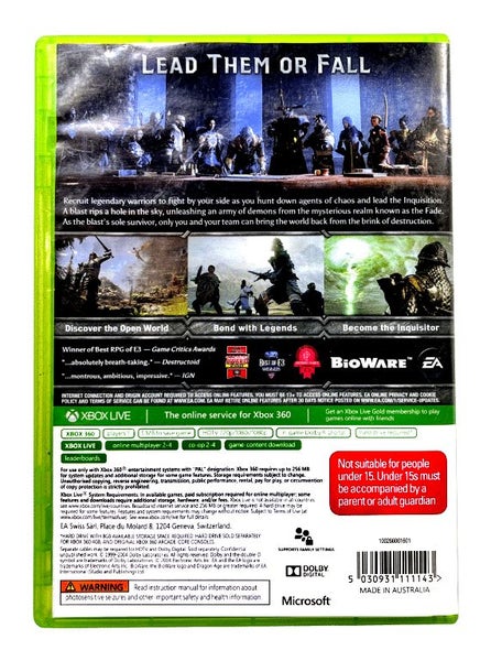 Dragon Age Inquisition (Xbox 360) *MINT COMPLETE* Carousel 3