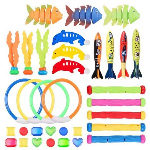 22 Pcs Pool Toys for Kids Ages 3-5, 4-8, 8-12, Pool Games Divi Carousel 1