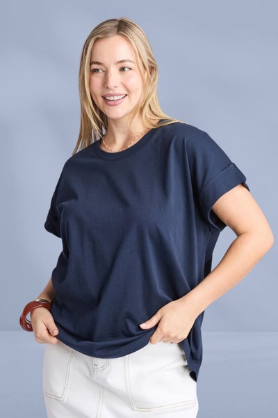 Elm Mckinley Tee Navy Carousel 1