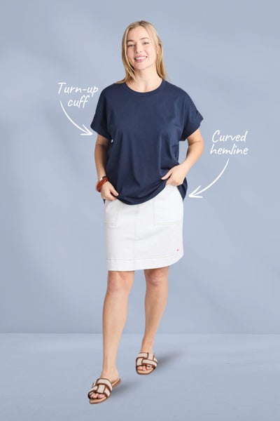 Elm Mckinley Tee Navy Carousel 2