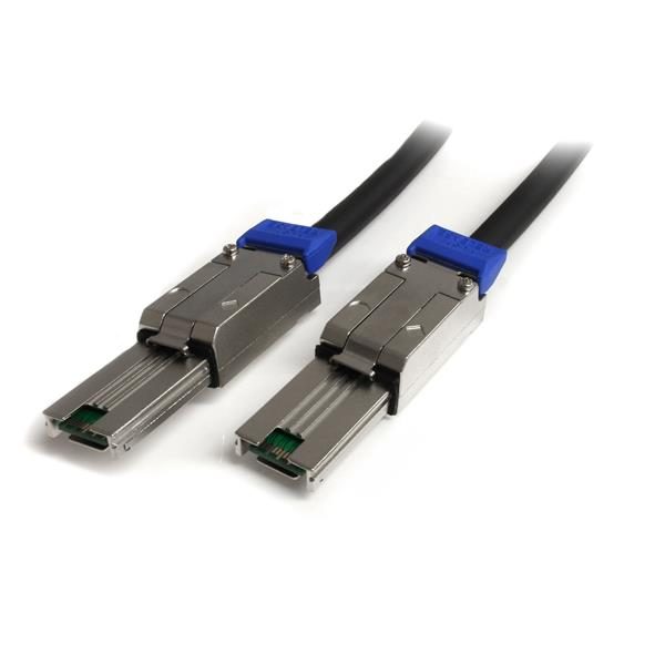 1m External Mini SAS Cable - Serial Attached SCSI SFF-8088 to SFF-8088 Carousel 1