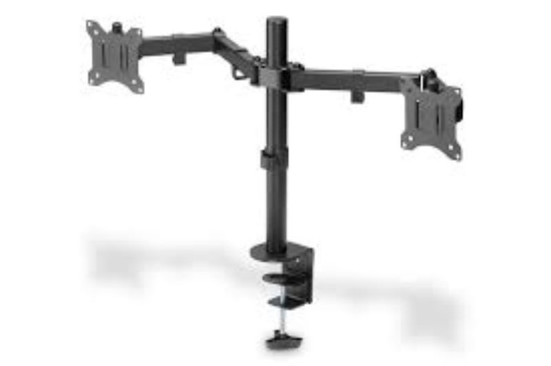 Digitus 15-32" Universal Dual Arm Monitor Clamp Base Mount Carousel 1