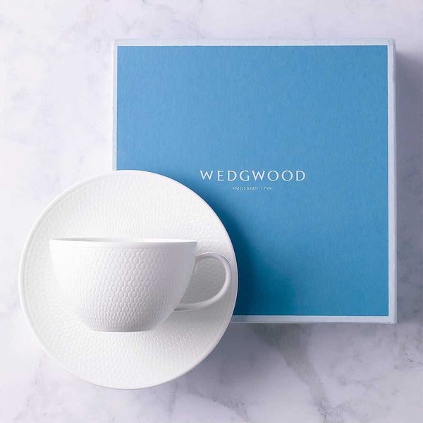 Wedgwood GIO White Teacup & Saucer 260ml Carousel 2