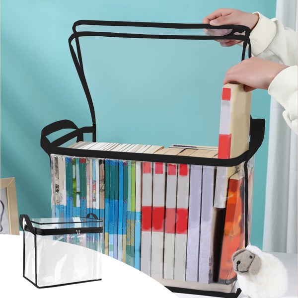 Comic Storage Box, Foldable DVD Storage Box, Comic Book Transparent Storage B Carousel 6