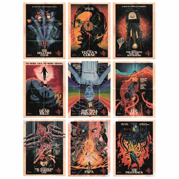 Stranger Things 4 - Set of 9 Collector Prints Carousel 1