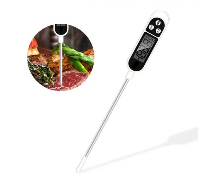 Digital Kitchen Probe Thermometer Cooking Temperature Meter Carousel 1