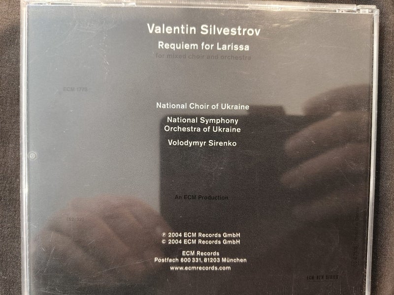 Valentin Silvestrov requiem for Larissa Ukraine symphony & choir ECM records Carousel 2