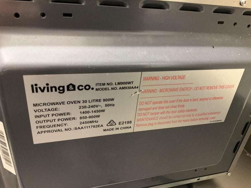 Living and co microwave WLG Carousel 4