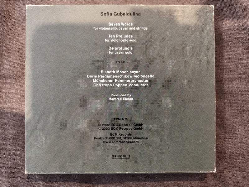 Sofia Gubaidulina ECM records Carousel 4