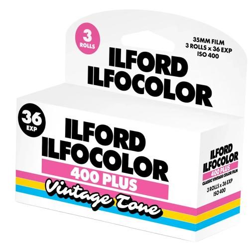 ILFORD Vintage Tone 135/36 EXP - Triple Pack ( 3 Rolls ) ILFOCOLOR 400+ Carousel 1