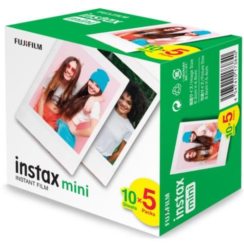 Fujifilm Instax Mini Film 50-Pack To Suit Fujifilm Instax Mini [16254079] Carousel 1