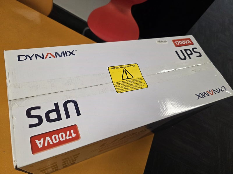 NEW Sealed – Dynamix 1700VA UPS / Power Conditioner Carousel 2