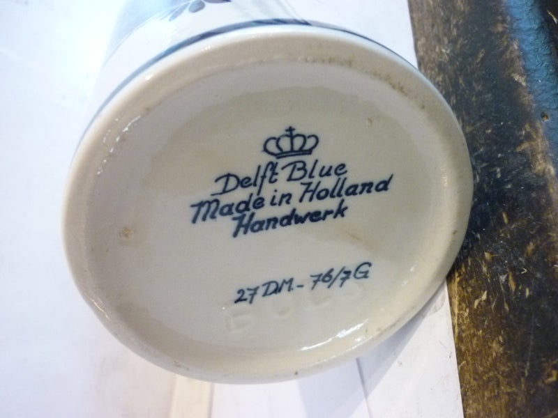 DELFT BLUE & WHITE VINTAGE BOTTLE H/PAINTED Carousel 5