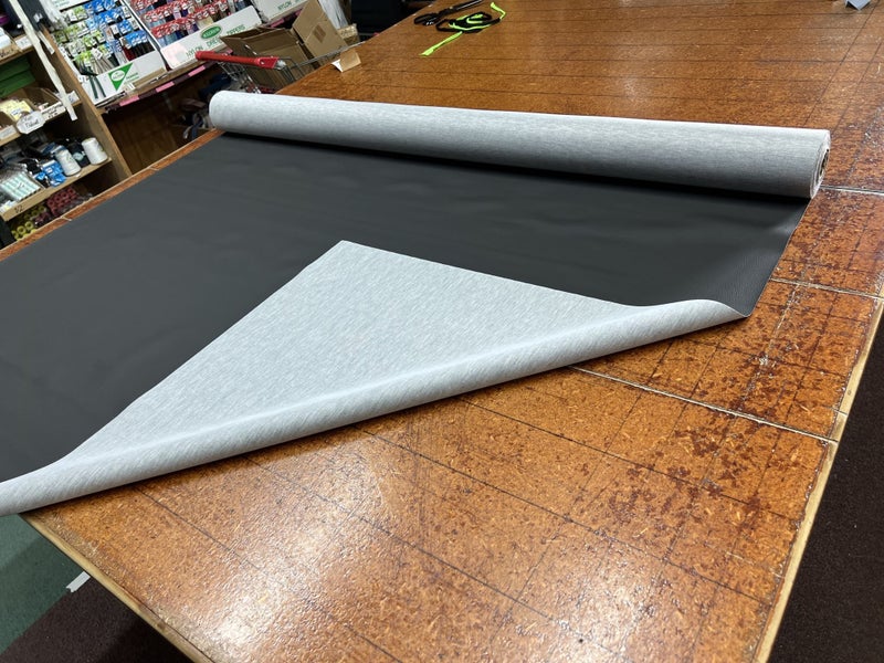 Black Vinyl Upholstery Fabric – Medium Duty | 140cm Wide | $15.50 per metre Carousel 1