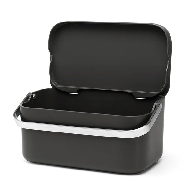 Brabantia Food Waste Caddy Dark Grey Carousel 2