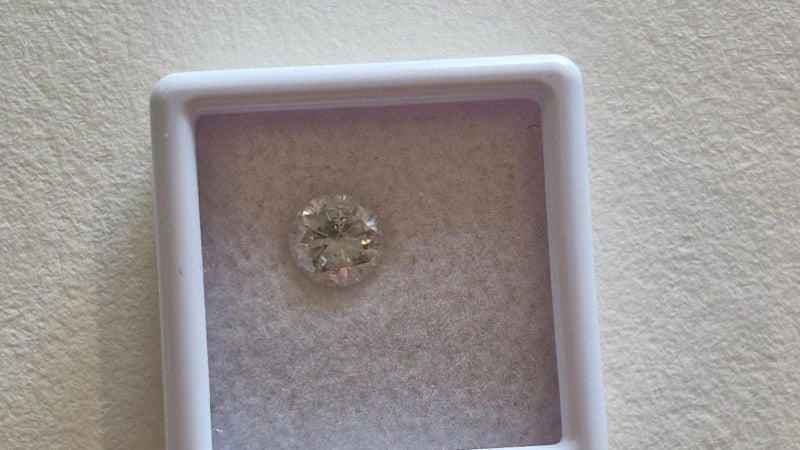 $1 RES * Valuation $7,467.00 * 1.06ct Round Large WHITE Diamond Loose IGL CERT Carousel 1