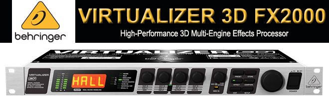 BEHRINGER FX2000 VIRTUALIZER 3D Carousel 1