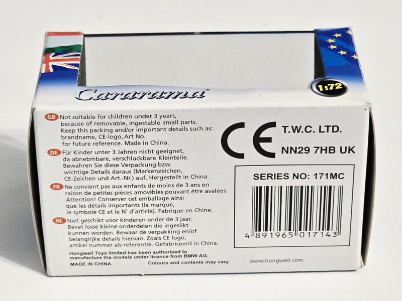 Hongwell Cararama New Mini Cooper (GB) - Scale 1:72 Carousel 14