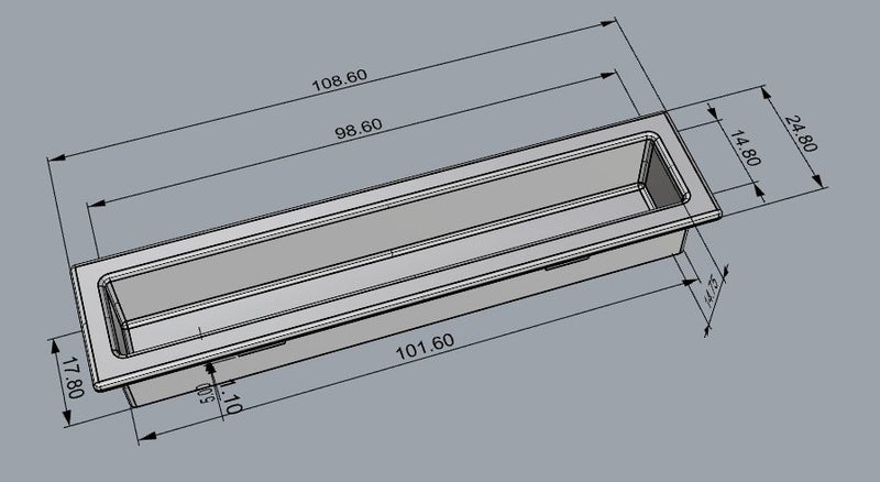 Precision door handle Carousel 4