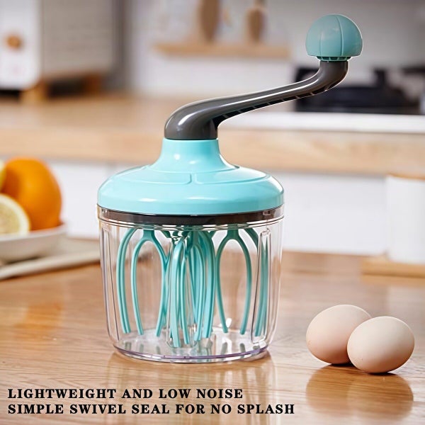 Manual Egg Beater Hand Mixer Perfect for Whipping Egg Whites Cream Cake Batter Carousel 1