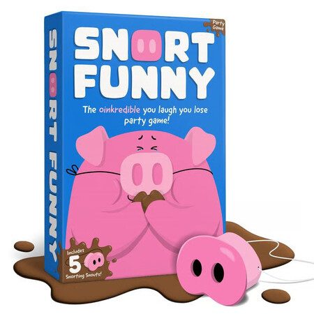 Snort Funny Party Card Games The Oinkcredible You Laugh You Lose Party Game Pig Carousel 1