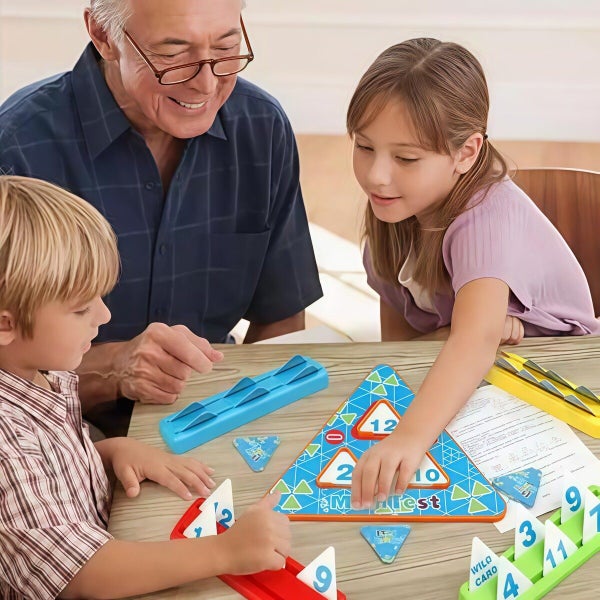 Multiplication Board Game Card Game Set Carousel 9