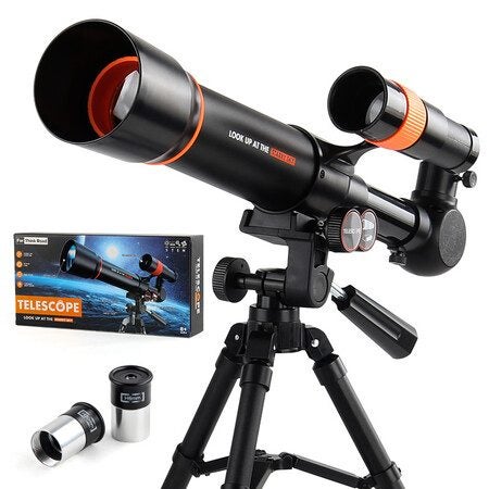 Kids Telescope,Outdoor Bird Watching Refractor,Astronomy Space Portable Telescop Carousel 1