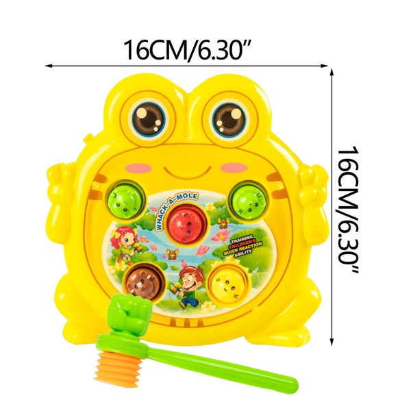 Kids Toys for 2 3 4 5 Year Old Boys Girls,Toddler Toys Age 2-4, Whack A Frog Carousel 3