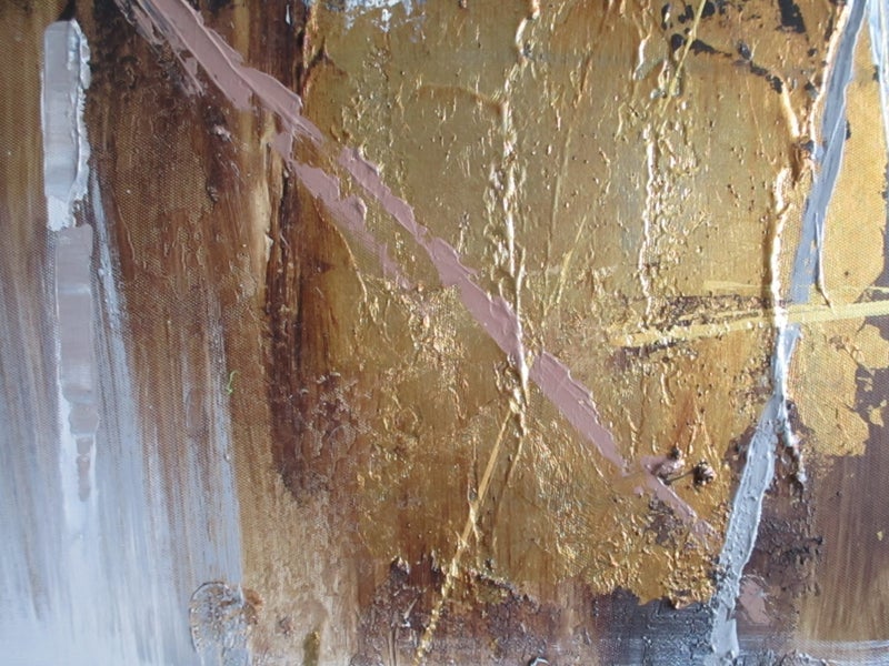 Abstract oil on canvas painting Carousel 2