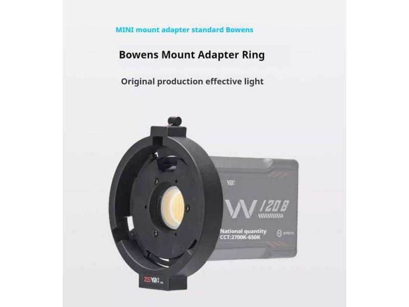 ZSYB Mini Bowens Mount Adapter Ring Original Adapter To Bowens Bayonet For Carousel 1