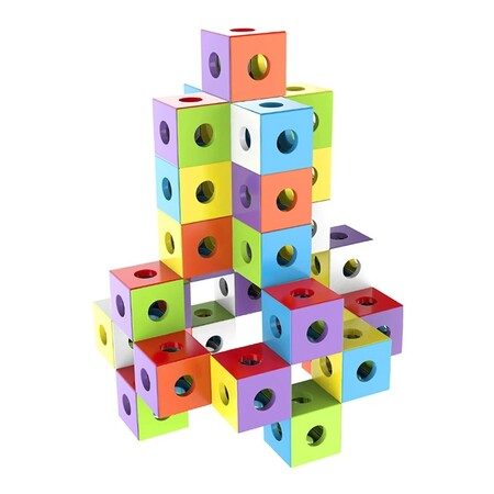 Kids 3D Building Blocks 72 Building Cubes Carousel 8