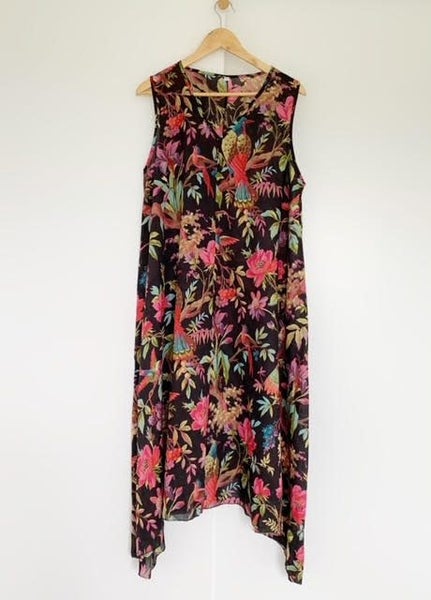 Dress (maxi) Paradise black Carousel 1
