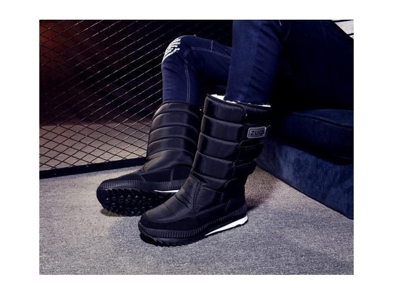 Men Boots Platform Men Snow Boots For Man Shoes Thick Plush Waterproof Carousel 1