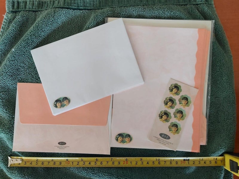 1920s-1930s vintage style Kwong Sang Hong Calendar Poster letter set Carousel 1