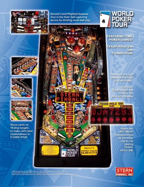 World Poker Tour (2006) Pinball Machine Carousel 13