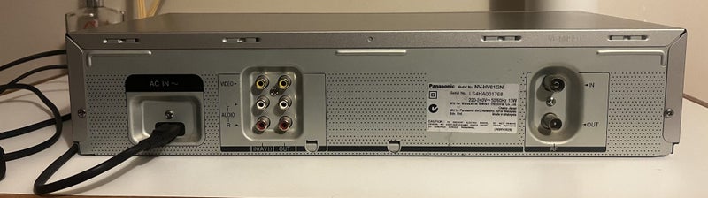 Panasonic NV-HV61GN Hi-Fi Stereo 6-head VHS recorder/player works great! Carousel 4