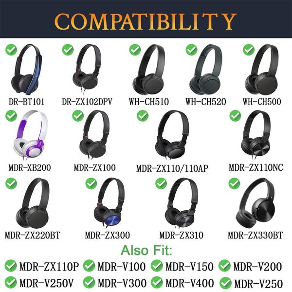 Sony WH-CH510 Earphone Pad Replacements Carousel 2