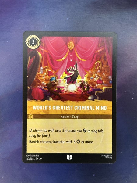 Disney Lorcana Fabled 30/204 Carousel 1