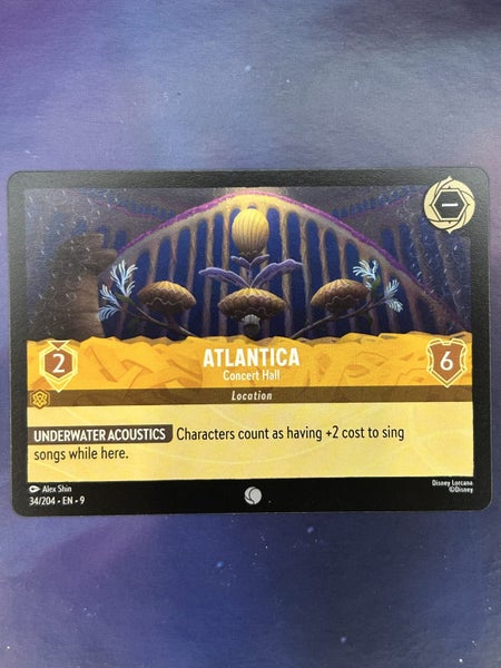 Disney Lorcana Fabled 34/204 Carousel 1