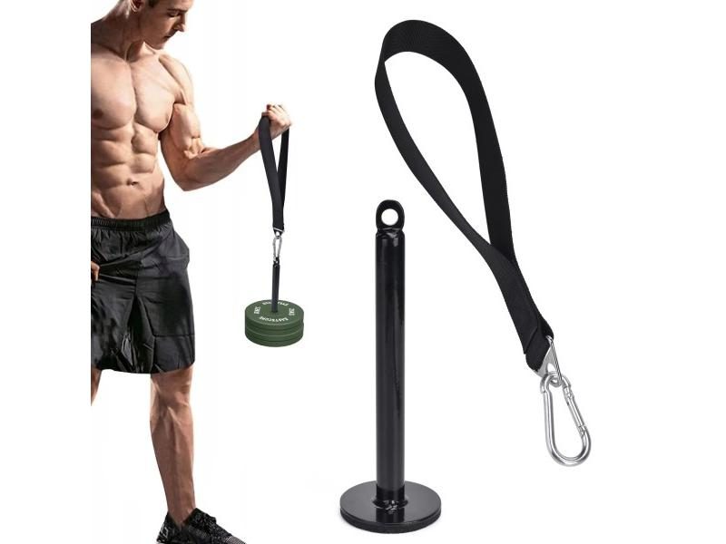 Fitness Arm Wrestling Training Strap Belt Handle Forearm Exerciser Strengthener Carousel 1