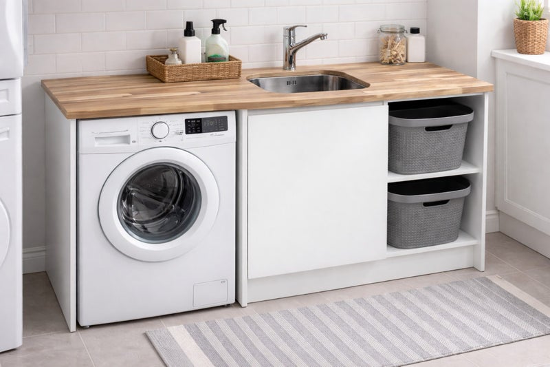 Laundry Unit. new 1610-mm wide *Fully Assembled* Carousel 1