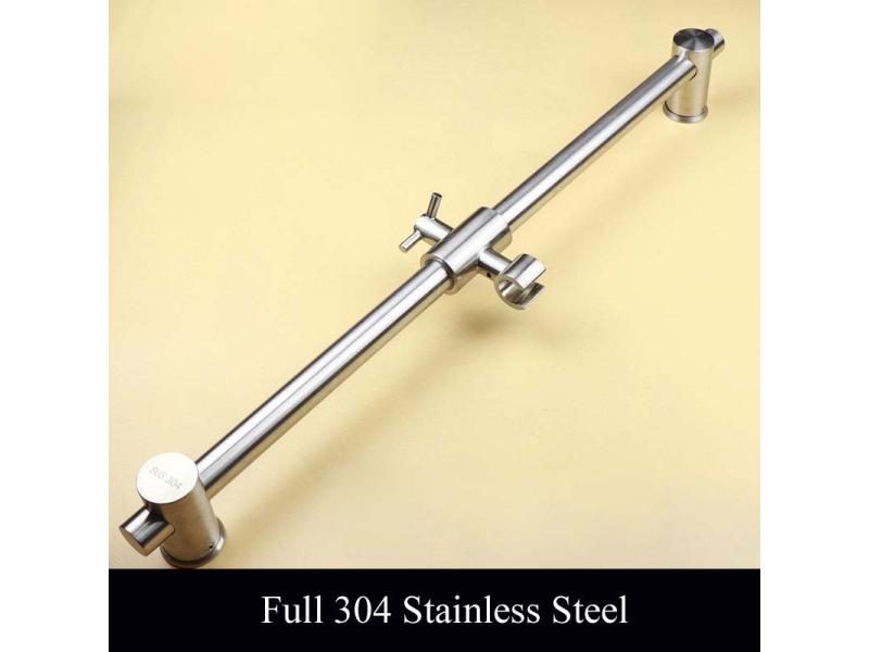 66cm Length Full 304 Stainless Steel Shower Sliding Bar Carousel 1