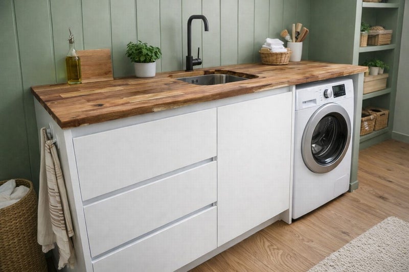 Kitchenette / Laundry Unit. new 1700-mm wide *Fully Assembled* Carousel 2